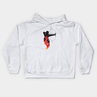 Katniss on Fire Kids Hoodie